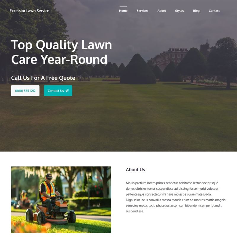 Lawn Care Website