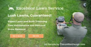 Excelsior Lawn Service FB Ad Sample 03-12-25