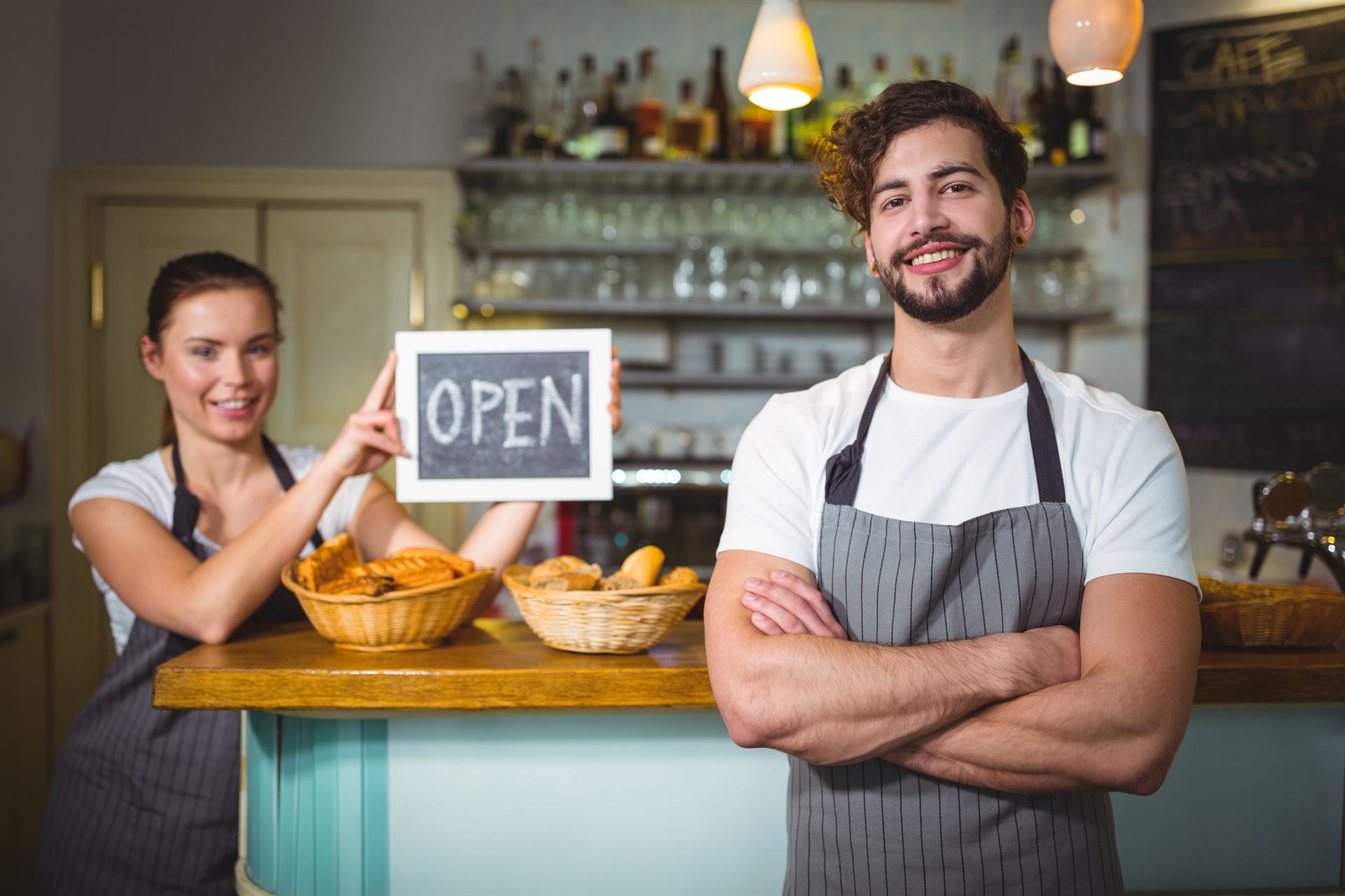 Happy Business Owners